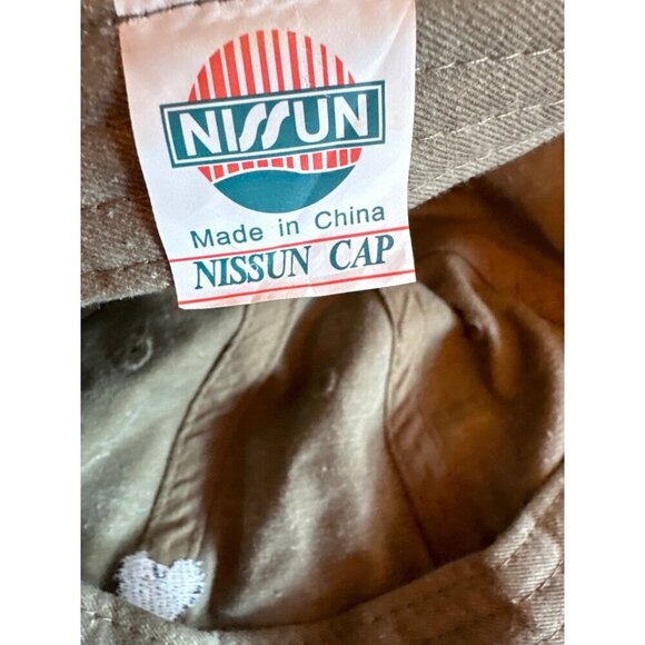 Nissun Cap Heart Design Brown Cotton Adjustable Hat - Picture 5 of 6